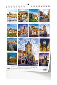 Nástenný kalendár - Praha - A3